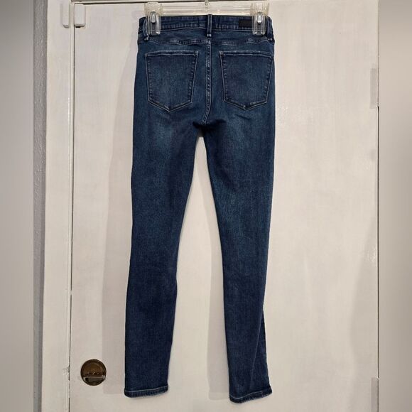 Abercrombie and Fitch simone high rise super skinny jeans size 25 distressed - Picture 6 of 12